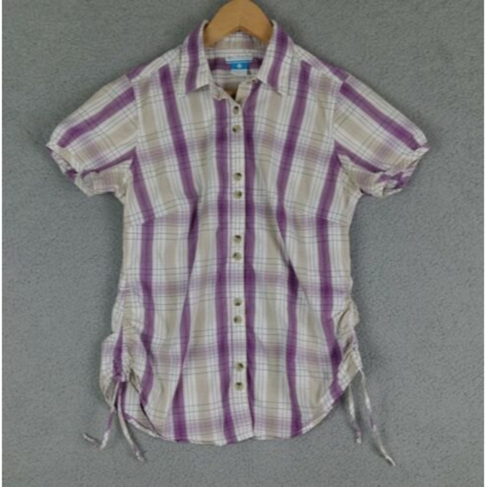 Columbia Sportswear Company Size M Women's Button Up Plaid Shirt